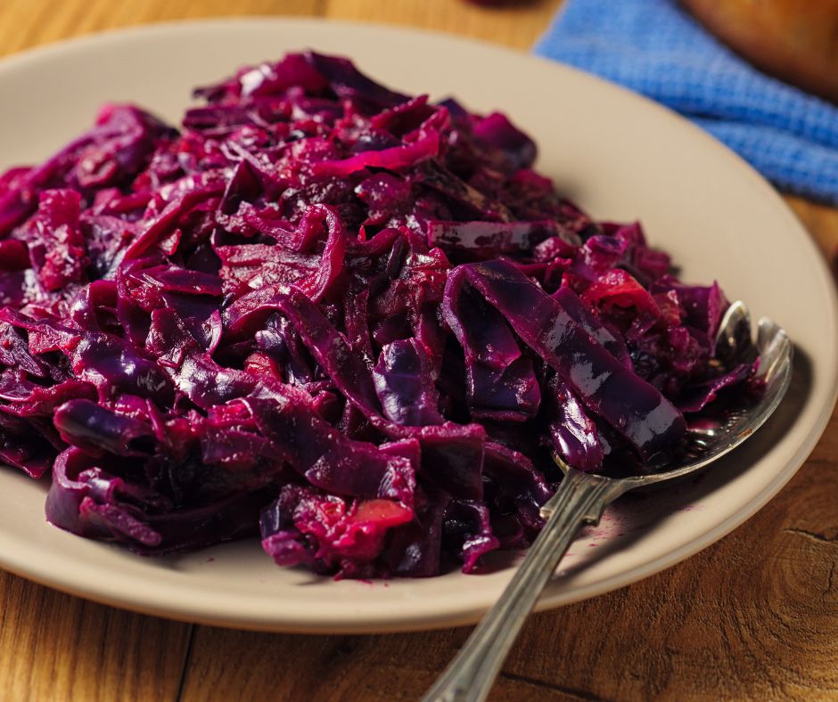 Apfel-Rotkohl gekocht