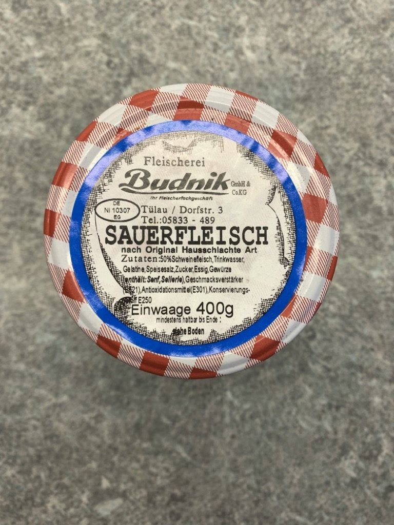 Hausmacher Sauerfleisch Rot "Mager" im Glas