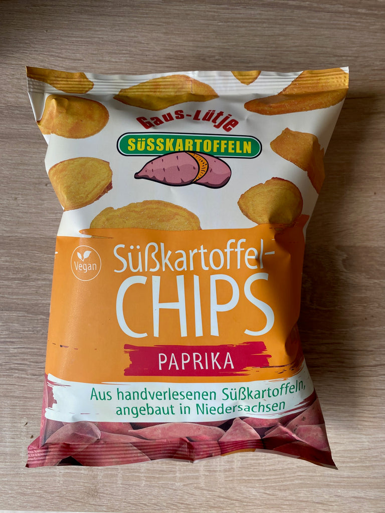 Süßkartoffelchips Paprika