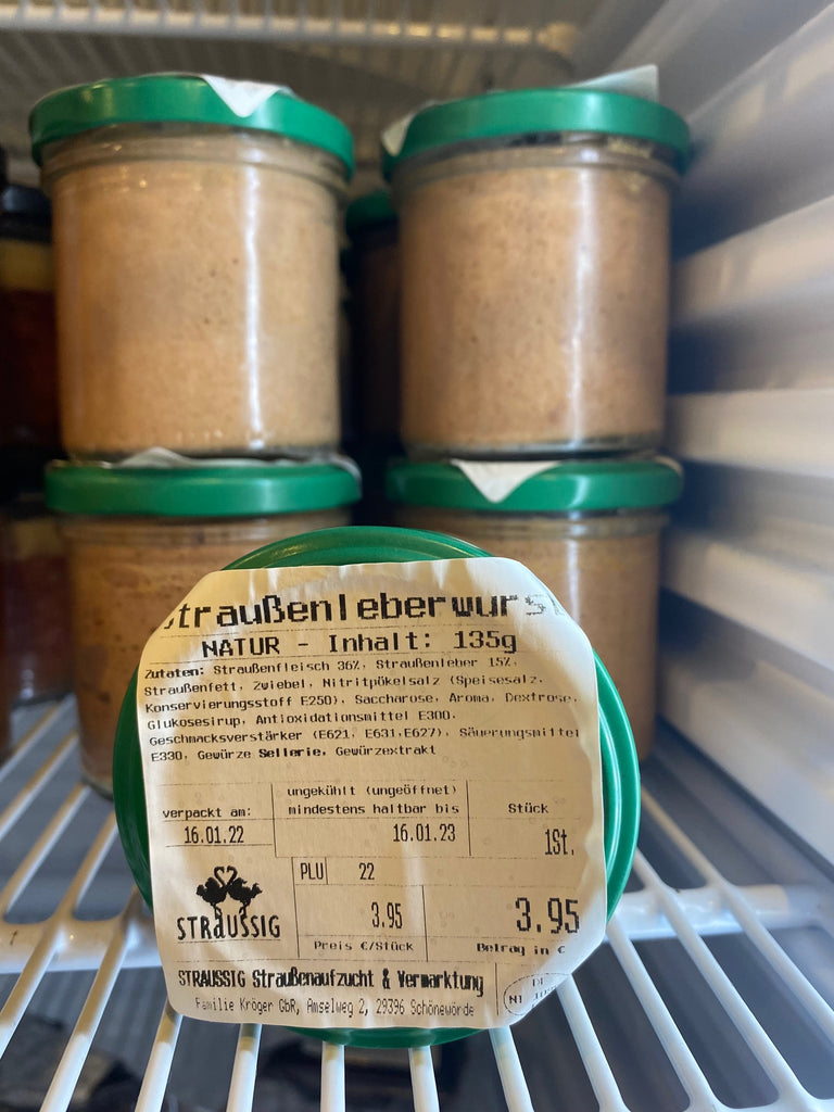 Straußen-Leberwurst im Glas